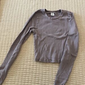 TNA Women's Purple Long Sleeve Top